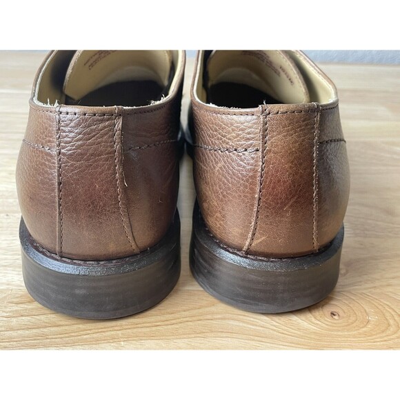 Giorgio Brutini Men\'s Network Brown Leather Lace Up Oxford Dress Shoes Sz 10.5 main image 4
